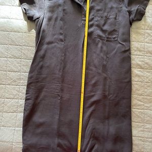 Relaxed black pop over Gap dress